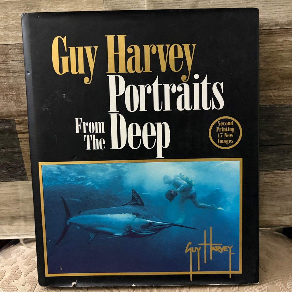 Guy Harvey Portraits From The Deep Art Book Hardcover 2nd Printing 1-889445-08-8
